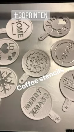coffee stencils