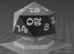 D20 Pen Holder