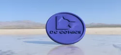 DC comics coaster