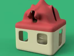 development candlestick toy game dragon house 3d cnc