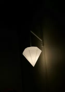 Diamond shaped lamp