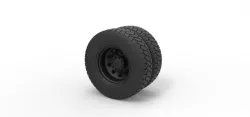 Diecast Rear wheel from truck
