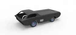 Diecast shell and wheels model Dodge Deora Scale 1 to 24