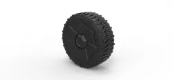 Diecast Wheel from Tesla Cyberpunk truck