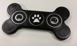 Dog bone fidget spinner