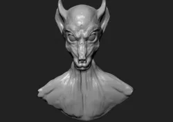Dogman Bust