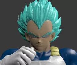 Dragon Ball Character Blue VEGETA