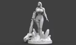 Dragon Defeat Sculpture