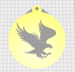 Eagle keychain