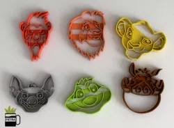EL REY LEON MOLDE CORTANTE PARA GALLETAS FONDANT