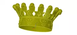 emperor crown of 3d printer for 3d-print and cnc