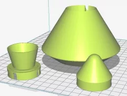 Estes Plastic parts for "Outlander" Rocket