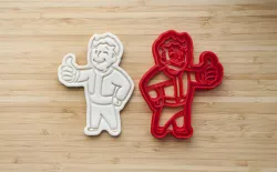 Fallout Vault Boy Cookie Cutter