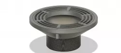 Floor Drain Grate Round 200x100 with 110 hole for balcony