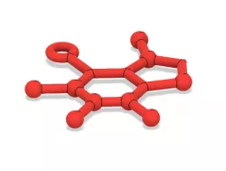 Free Caffeine Molecule Ornament