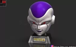 Frieza Head - frieza Mask - Dragon ball cosplay/Decor