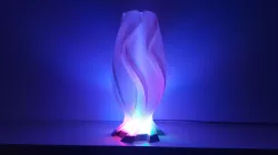 Golden Wave Lamp