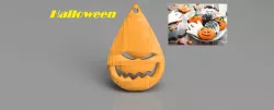 Halloween earrings: 'scaryface'