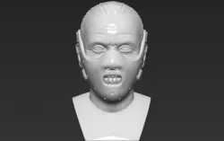 Hannibal Lecter bust 3D printing ready stl obj