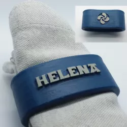 HELENA 3D Napkin Ring with lauburu