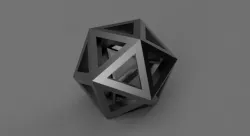 hollowed ICOSAHEDRON