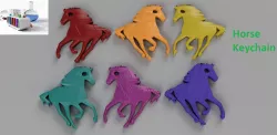 Horse keychain