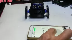 How to make a little robot controlled by smartphone