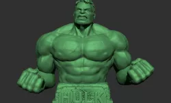 Hulk bust