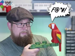 Human Scale Working LEGO Parrot