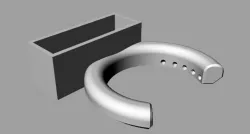 i3 Mega push on fan duct