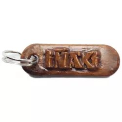 IÑAKI Personalized keychain embossed letters