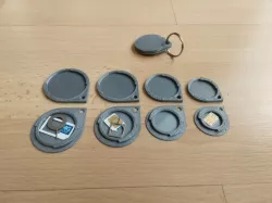 Key Ring Safe for Sim Cards
