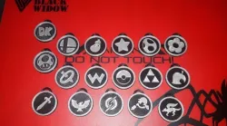 KeyChain Smash Fighters Logos