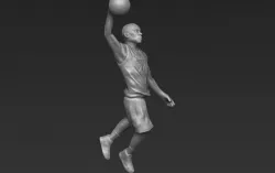 Kobe Bryant 3D printing ready stl obj