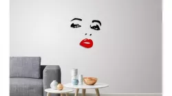 Lady face wall decoration