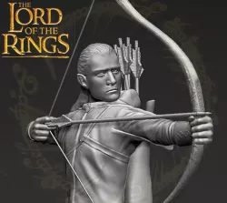 Legolas The Lord of the Rings 3D printing ready stl obj