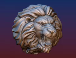 Lion head BEAD