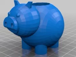 Little pig paracord bead