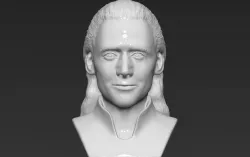 Loki bust 3D printing ready stl obj