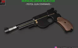 Mandalorian Blaster - Pistol Gun - Mandalorian Star Wars 2019
