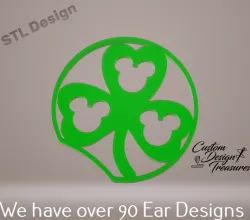 Mickey Shamrock - Mouse Ear