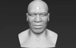 Mike Tyson bust 3D printing ready stl obj