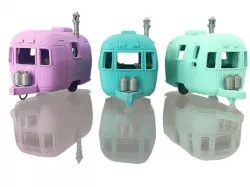 Mini Classics Airstream Trailer