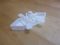 Miniature paddling boat