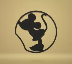 Minnie Kissing - Mouse Ear