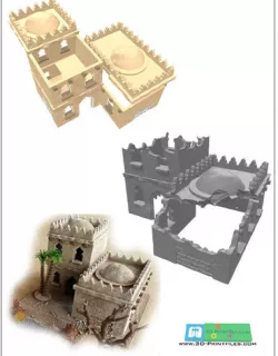 modular arabic building set (stl file)