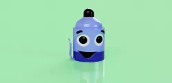 Mona e Sketch piggy bank
