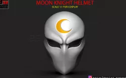 Moon Knight Mask - Marvel Comic helmet 3D print model