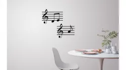 Music note wall decoration