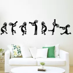 Musicians team wall decoration
